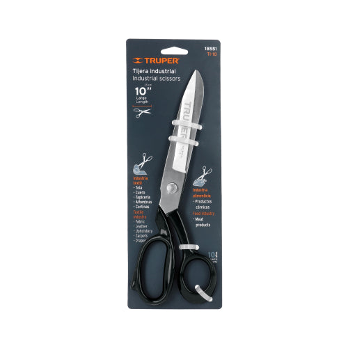 Tijera Industrial 10" Truper para Sastres | Segura y Duradera