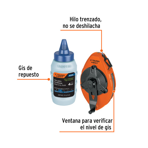 Tiralíneas Profesional 30M - Aluminio Robusto