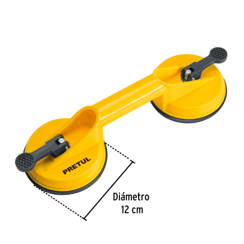 Ventosa para Vidrio con 2 Copas - Sujeción Fuerte y Duradera