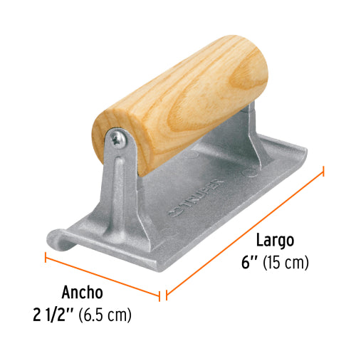 Borde Aluminio 380 - Acabado Liso para Banquetas y Escaleras