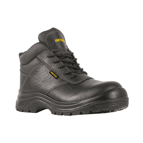 Zapato negro con casco 30