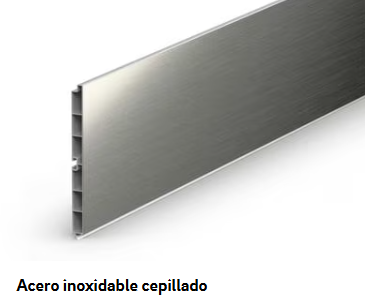 Zócalo Initial 150mm Acero Inoxidable 4MT - Estilo Moderno